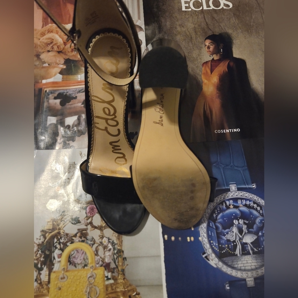 Sam Edelman Black Heels Classic Elegance - Picture 5 of 7